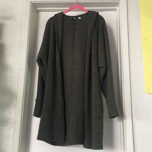 Urban Outfitters Long Cardigan Sweater w/ Hoodie